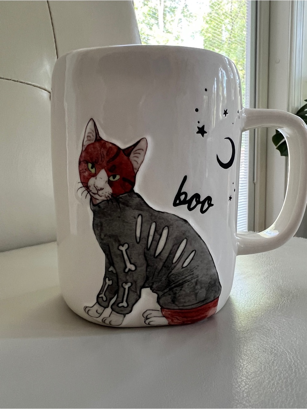 Rae Dunn Boo Skeleton
Sweater Cat Halloween Mug
